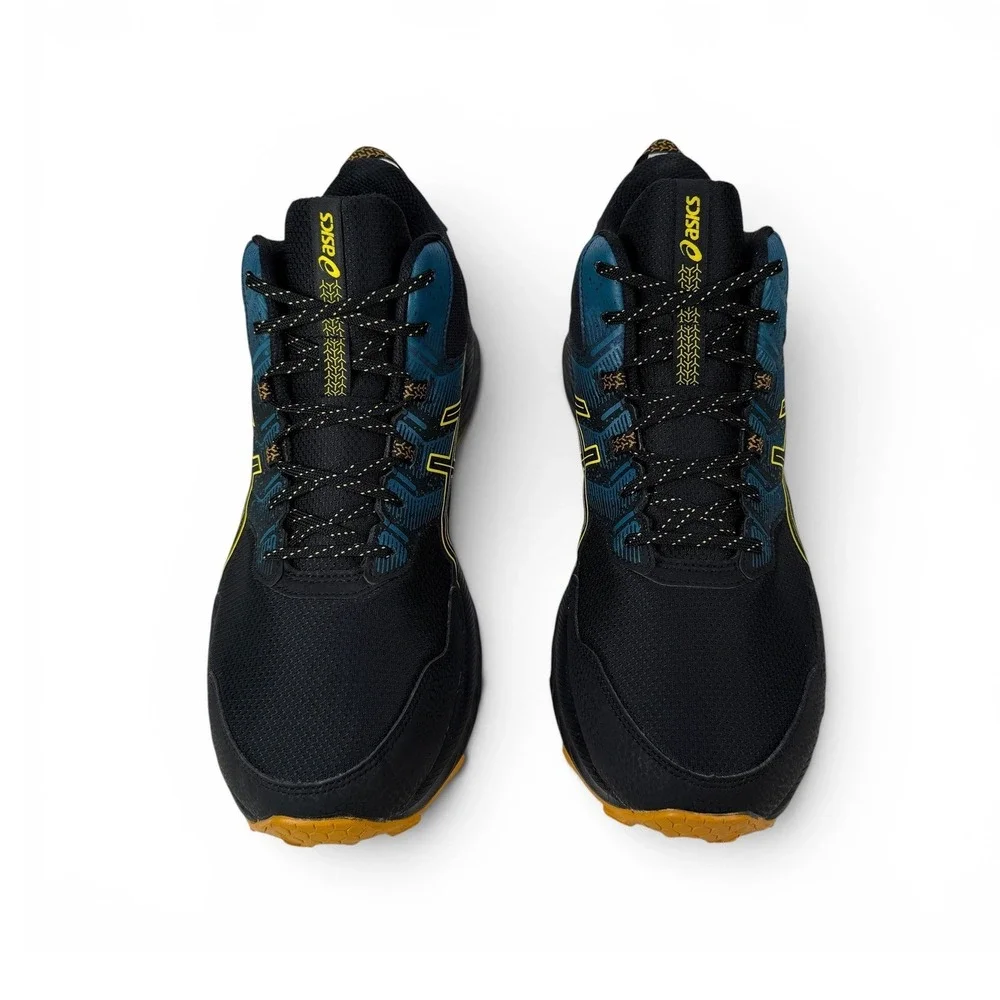 Asics Gel Venture 9 MT Trail‎ Running Shoes Mens 11.5 Black Yellow 1011B487 001